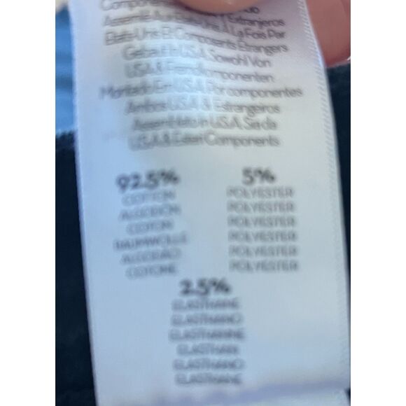 MOTHER Denim Black The Insider Crop Step Fray Not Guilty Jeans Women's Size 30 - Picture 6 of 12